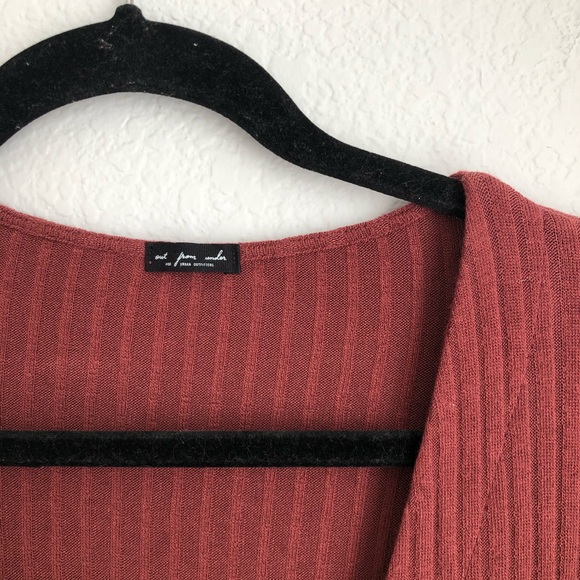 Out from under ribbed button front cardigan - Picture 3 of 5